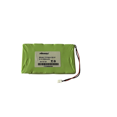 High Temperature Ni-Mh Battery Pack 6V 800mAh Charge &amp; Discharge Temperature -20℃~+70℃